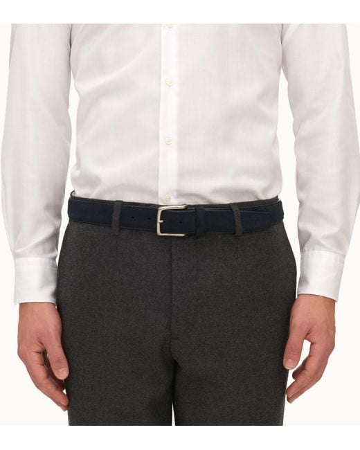 Tod's White Classic Buckle Belt for men