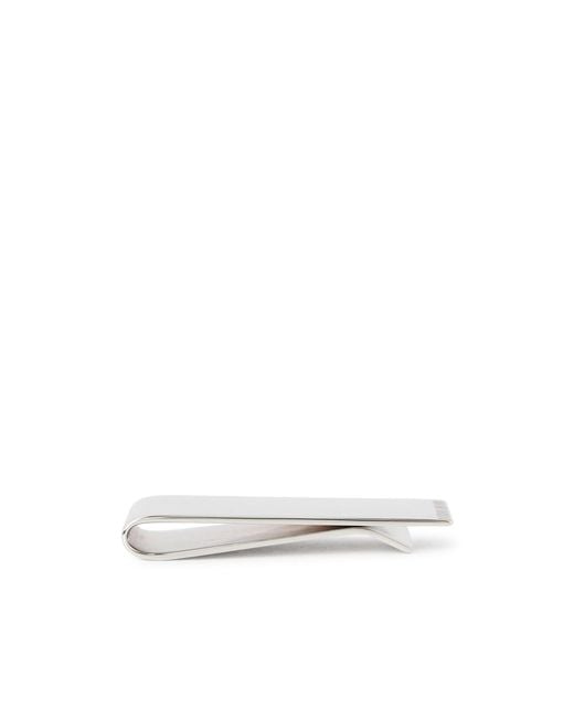 Paul Smith White Striped Logo Embossed Wallet for men