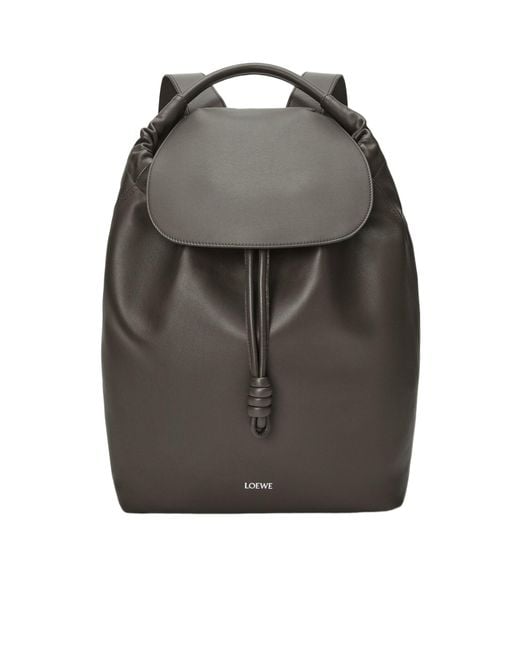 Loewe Black Flamenco Backpack for men