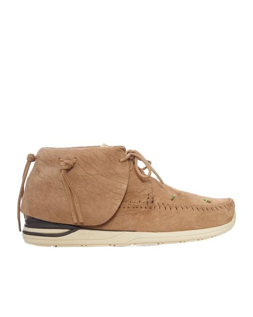 Visvim Brown Fbt Lhamo-Folk Desert Boots for men