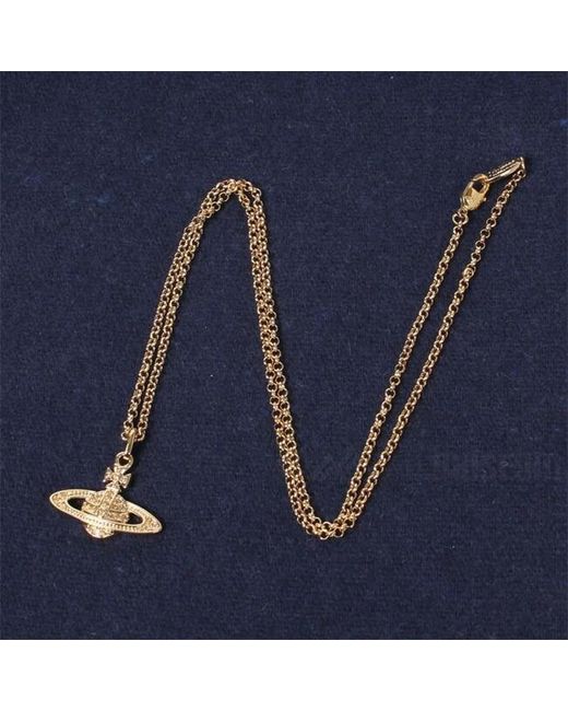 Vivienne Westwood Blue Imogene Crystal-Orb Necklace for men