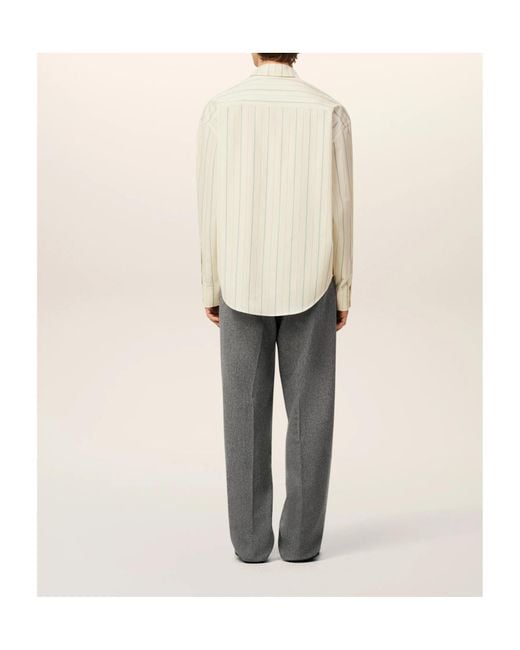 AMI Natural Long-Sleeved Shirt for men