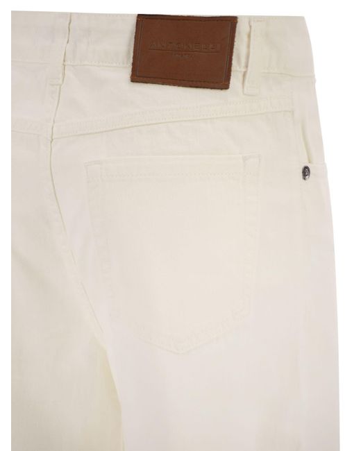 Antonelli White Wide-Leg Jeans