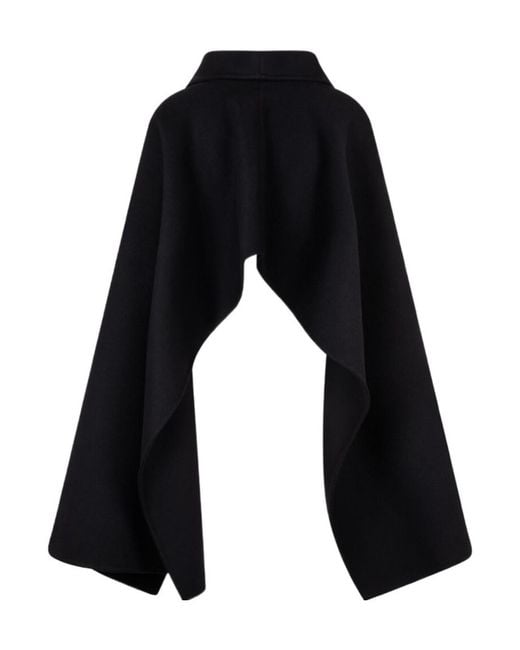 Fabiana Filippi Black Collared Cape