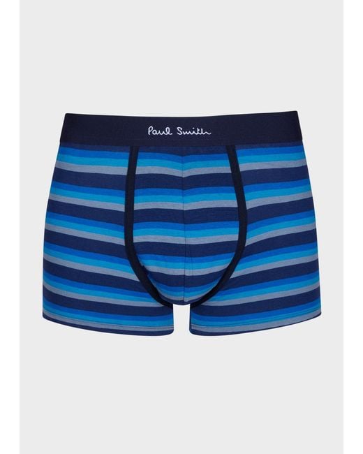 Paul Smith Blue Mixed-Pattern Seven Pack Boxer Briefs for men