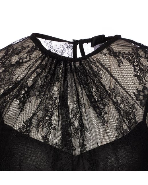 Liu Jo Black Laced Mini Dress