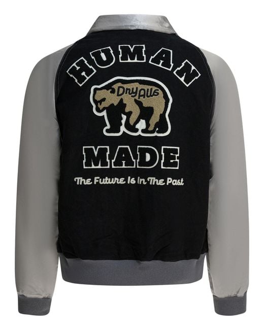 Human Made Black Sagara Patch Bomber Jacket for men