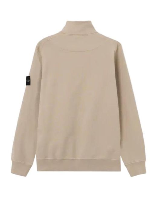 Stone Island Natural Compass Cotton Sweatshirt for men