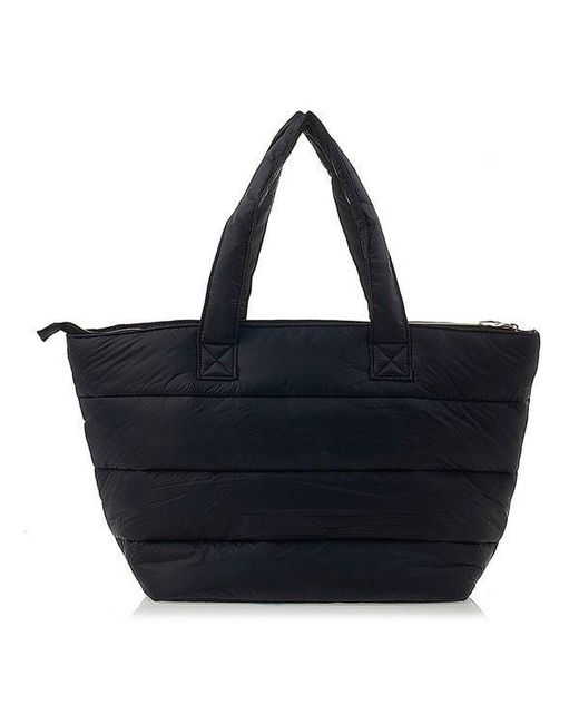 Barbour Black Large Quilted Handbag