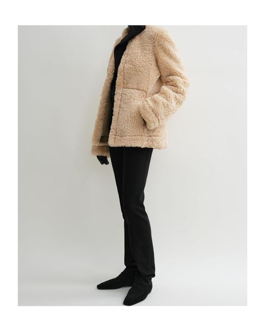 Totême Natural Totême Cinched Long Sleeved Jacket