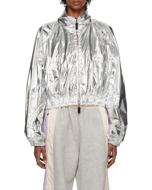 Moncler White Flatbush Windbreaker