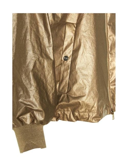Herno Multicolor High-Neck Bomber Jacket