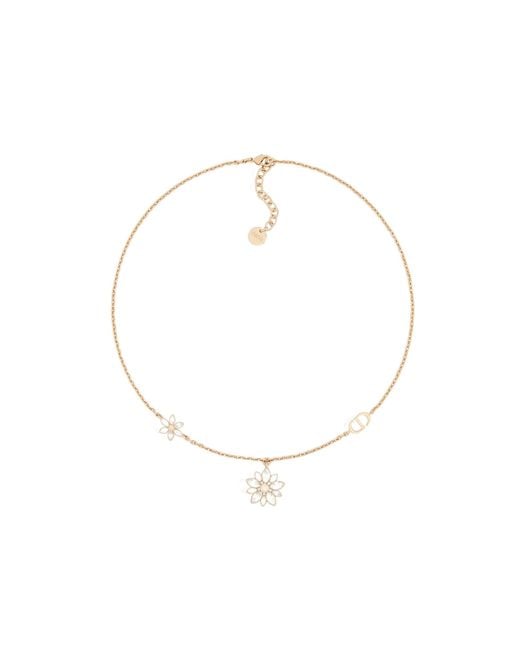 Dior White Fleur De Glace Necklace