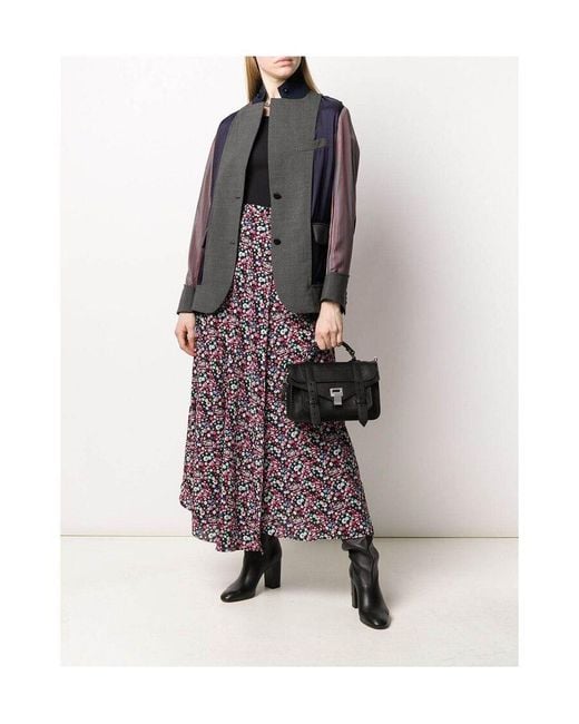 Proenza Schouler Black Ps1 Strapped Shoulder Bag