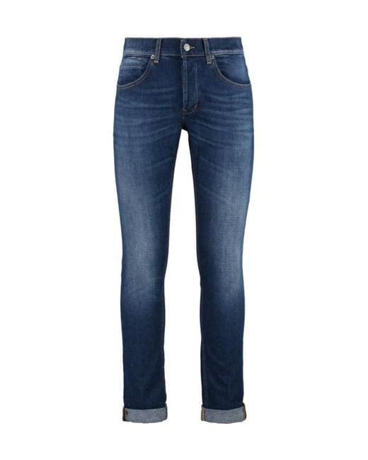 Dondup Blue George 5 Pocket Denim Jeans for men