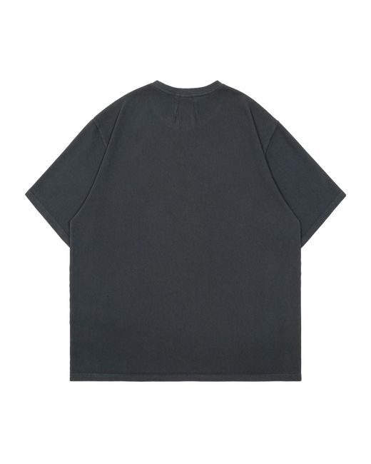 Rhude Black Côte D'Azur Logo T-Shirt for men