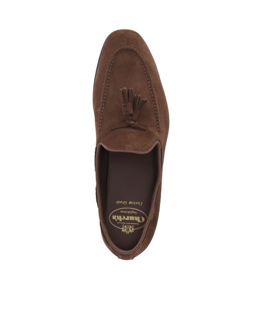 Church's Brown Tassel-Detailed Slip-On Loafers for men