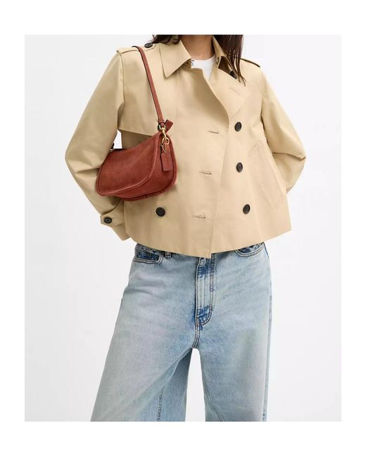 COACH Red Waverly Chain Strap Shoulder Bag