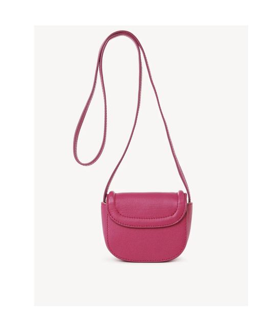 See By Chloé Pink Mara Miniature Strap Bag
