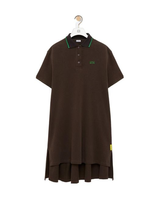 Loewe Brown Polo Dress