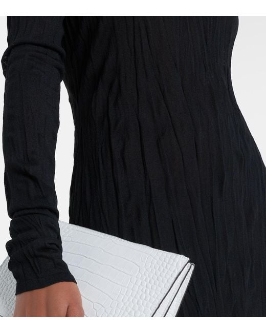 Totême  Black Pleated Maxi Dress