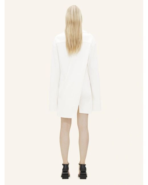 Courreges White Courrèges Twist Long-Sleeved Polo Dress