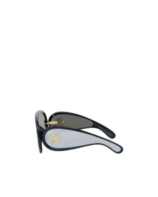 Loewe White Shield Frame Sunglasses