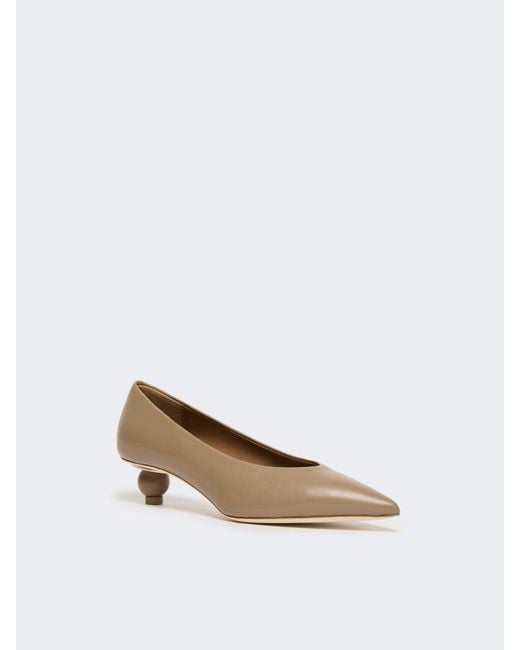 Weekend by Maxmara Brown Pointed-Toe High Heels