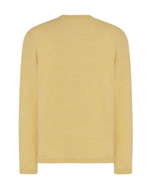 The Row Yellow Casas Top Goat Cashmere Sweater for men