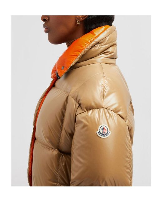 Moncler Brown Parana Hooded Puffer Jacket
