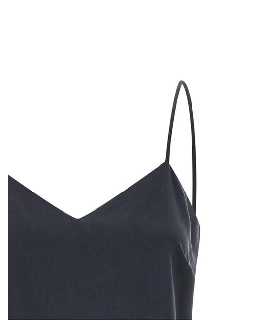 Max Mara Blue 'Mxmunghia' Top