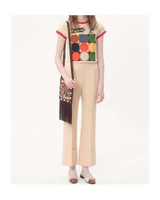 Valentino Pink Printed Cotton Jersey T-Shirt