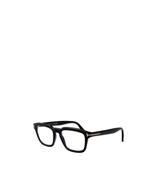 Tom Ford White Geometric Flat Mirror for men