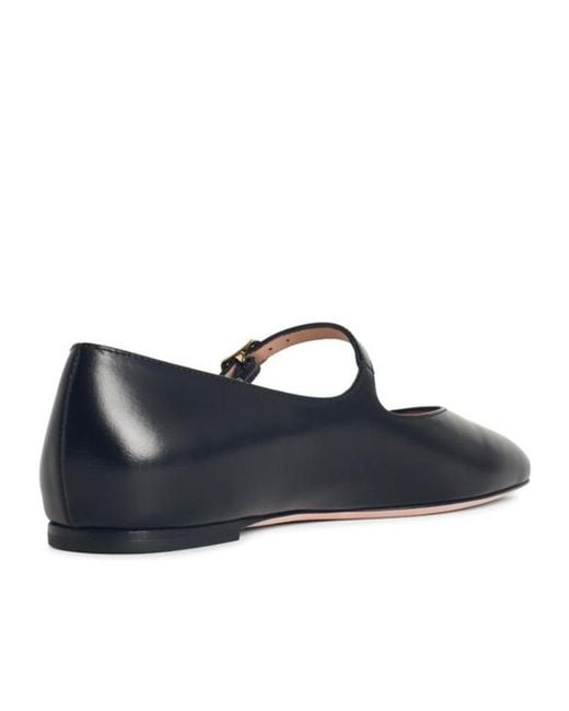 Bally Blue Rina Buckled Ballerina Shoes
