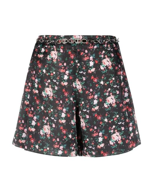 Rabanne Gray Printed Shorts