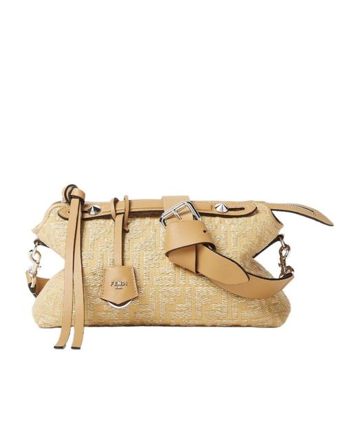 ショルダーバッグ・ポシェット FENDI By The Way Soft Medium By The Way Soft Mini Fabric Brown | Fendi