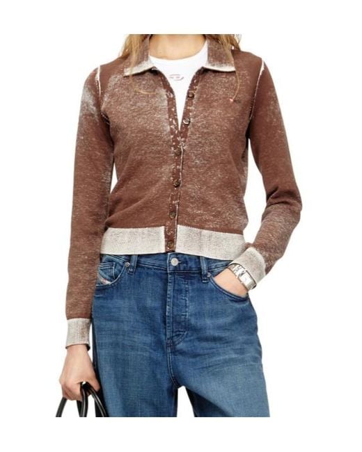 DIESEL Brown M-Loren Cardigan