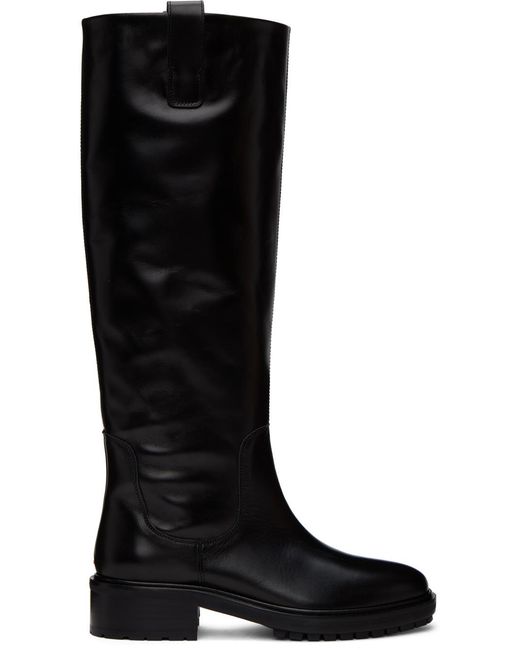 Aeyde Black Henry Knee-High Boots