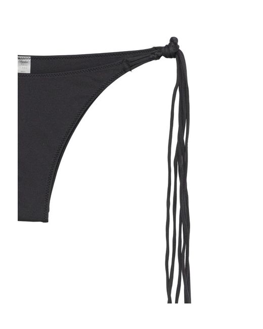 Frankie's Bikinis Black Tie-Side Bikini