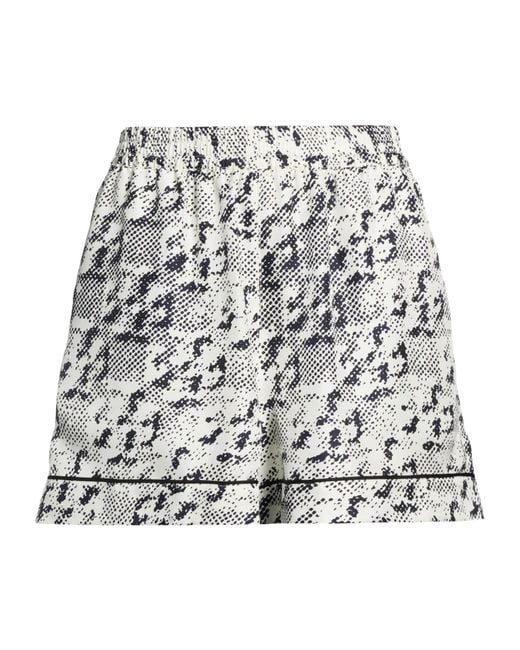 Tory Burch Gray Two-Tone Shorts