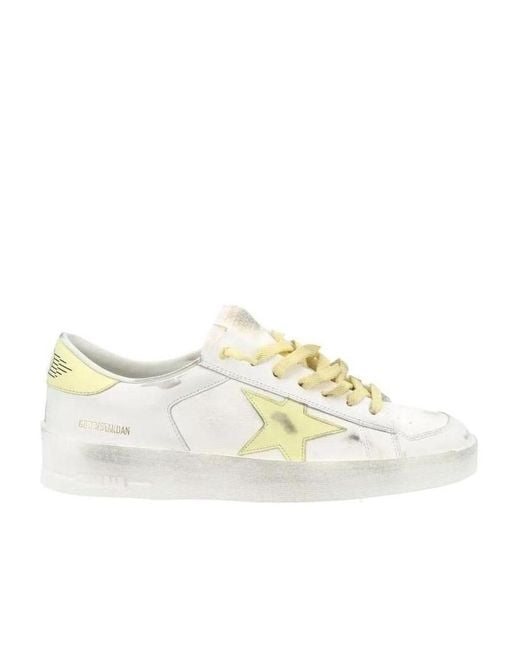 Golden Goose Deluxe Brand White Superstar Low-Top Sneakers for men