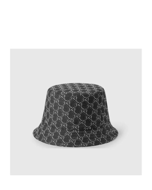 Gucci Gray Gg Shadow Bucket Hat for men