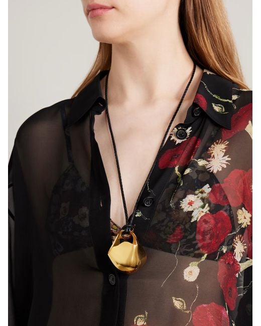Khaite White Bijou Pendant Necklace