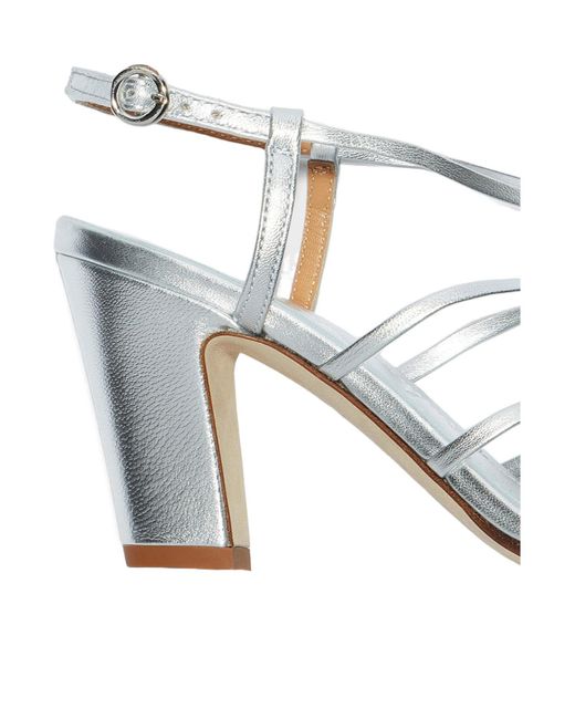 Aeyde White Acacia Block-Heel Sandals