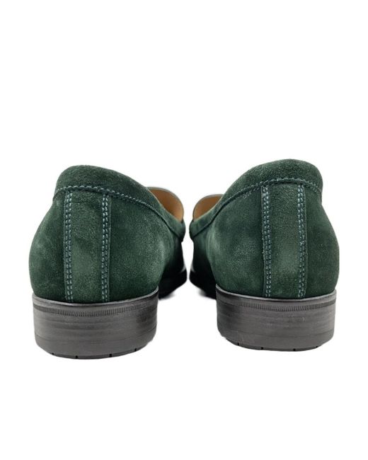Bally Green Logo Business Casual Shoes for men