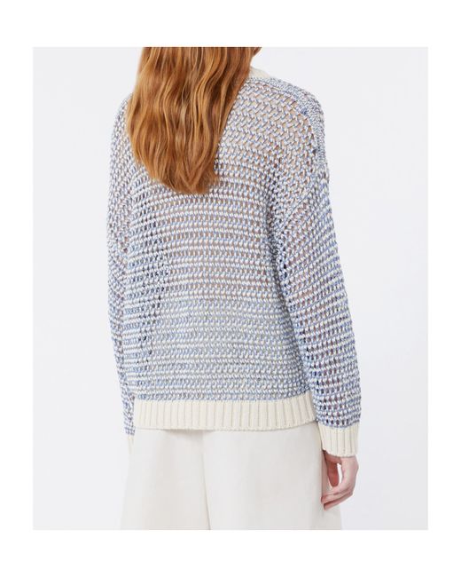 Weekend by Maxmara Blue Wkdonirica Mesh Jumper