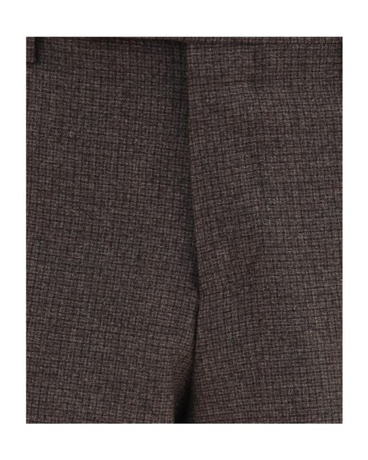 Lardini Gray Straight-Leg Trousers for men