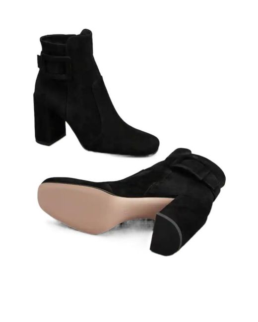 Roger Vivier Black Heeled Ankle Boots