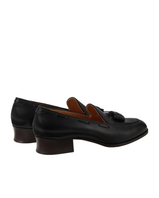 Loro Piana Black Serge Tassel Loafer