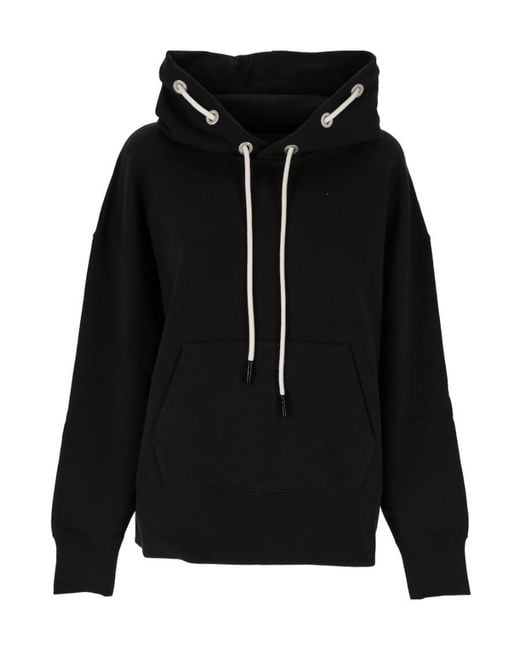 Palm Angels Black Logo-Print Hoodie